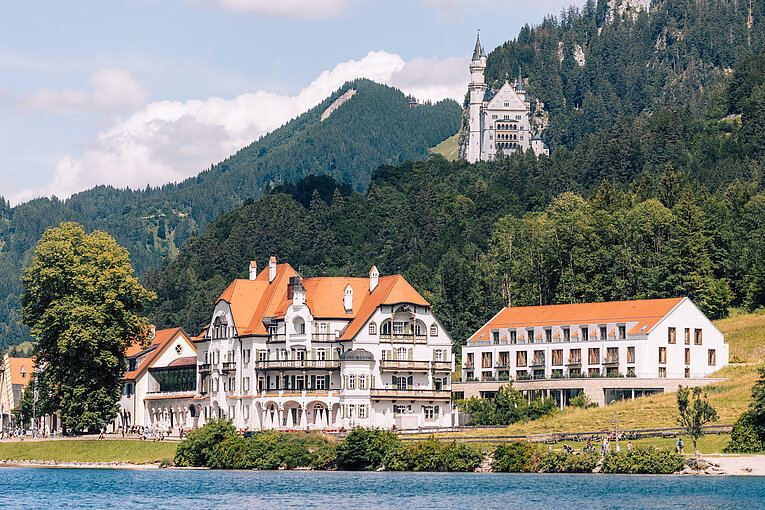 Hotel mit beiden Königsschlössern